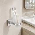 Wall-Mounted Toothbrush Holder & Cup