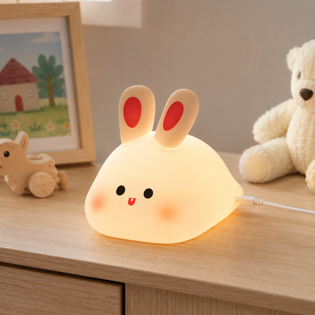 Rechargeable Silicone Animal Night Light