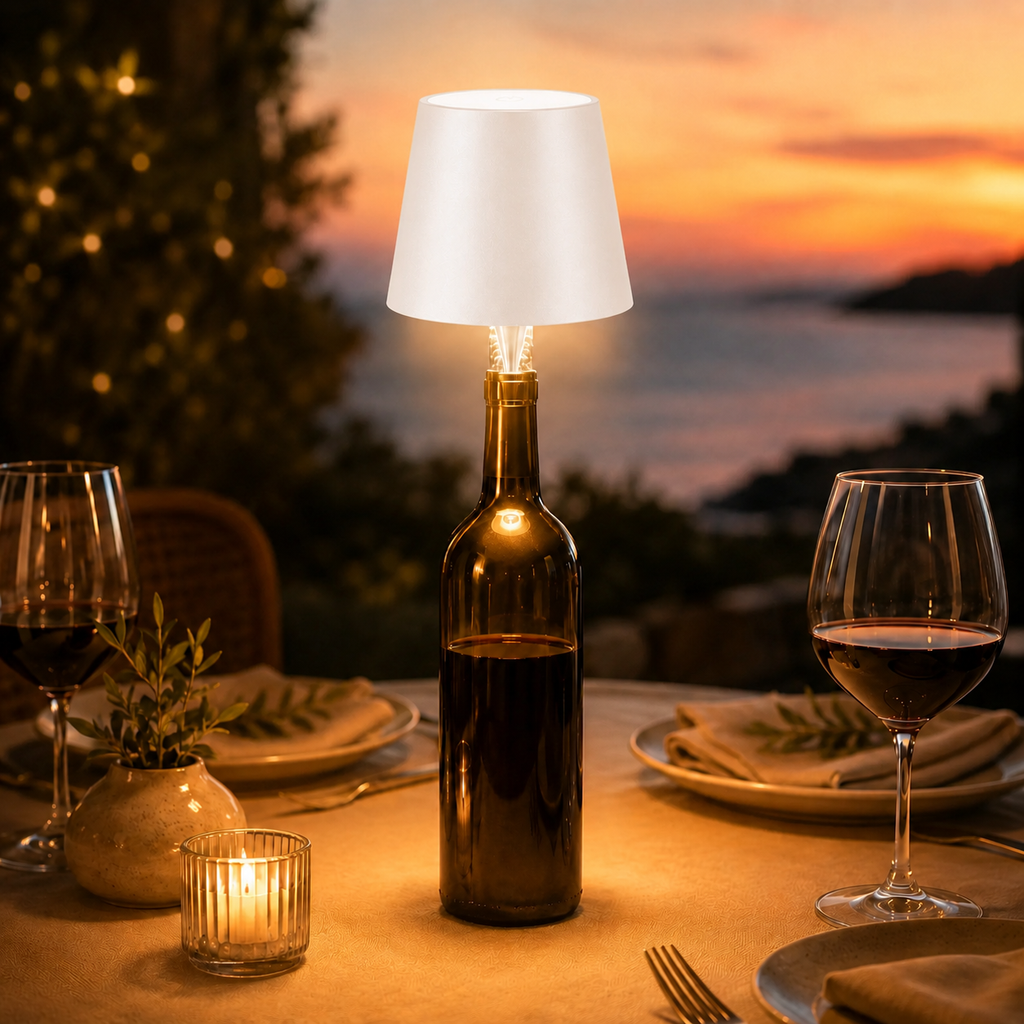 Cordless Rechargeable Bottle Lamp