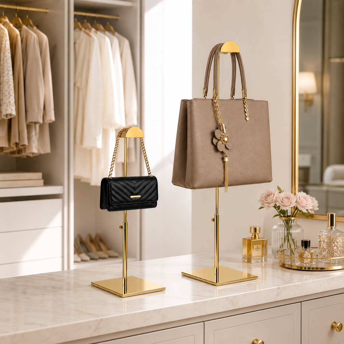 Adjustable Handbag Display Stand