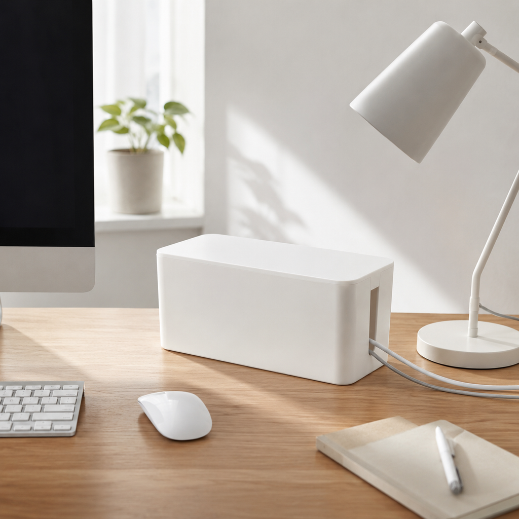 Desktop Cable Organizer Box