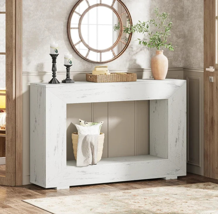 Rustic Wood Console Table