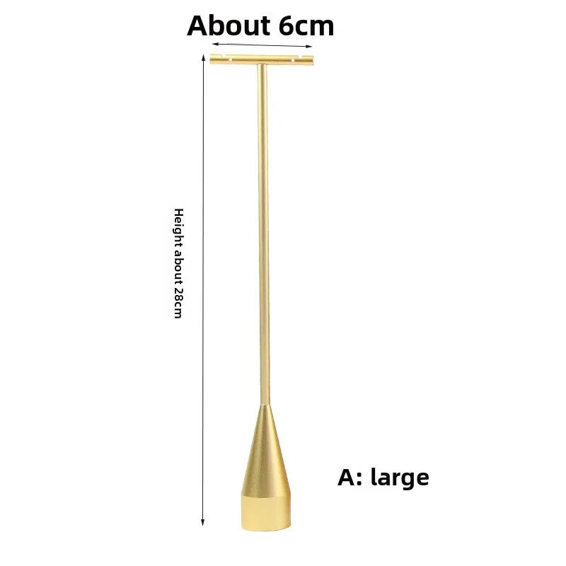 Gold T-Bar Earring Display Stand