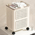 Foldable Rolling Laundry Basket