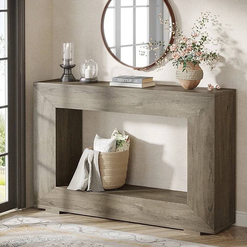 Rustic Wood Console Table
