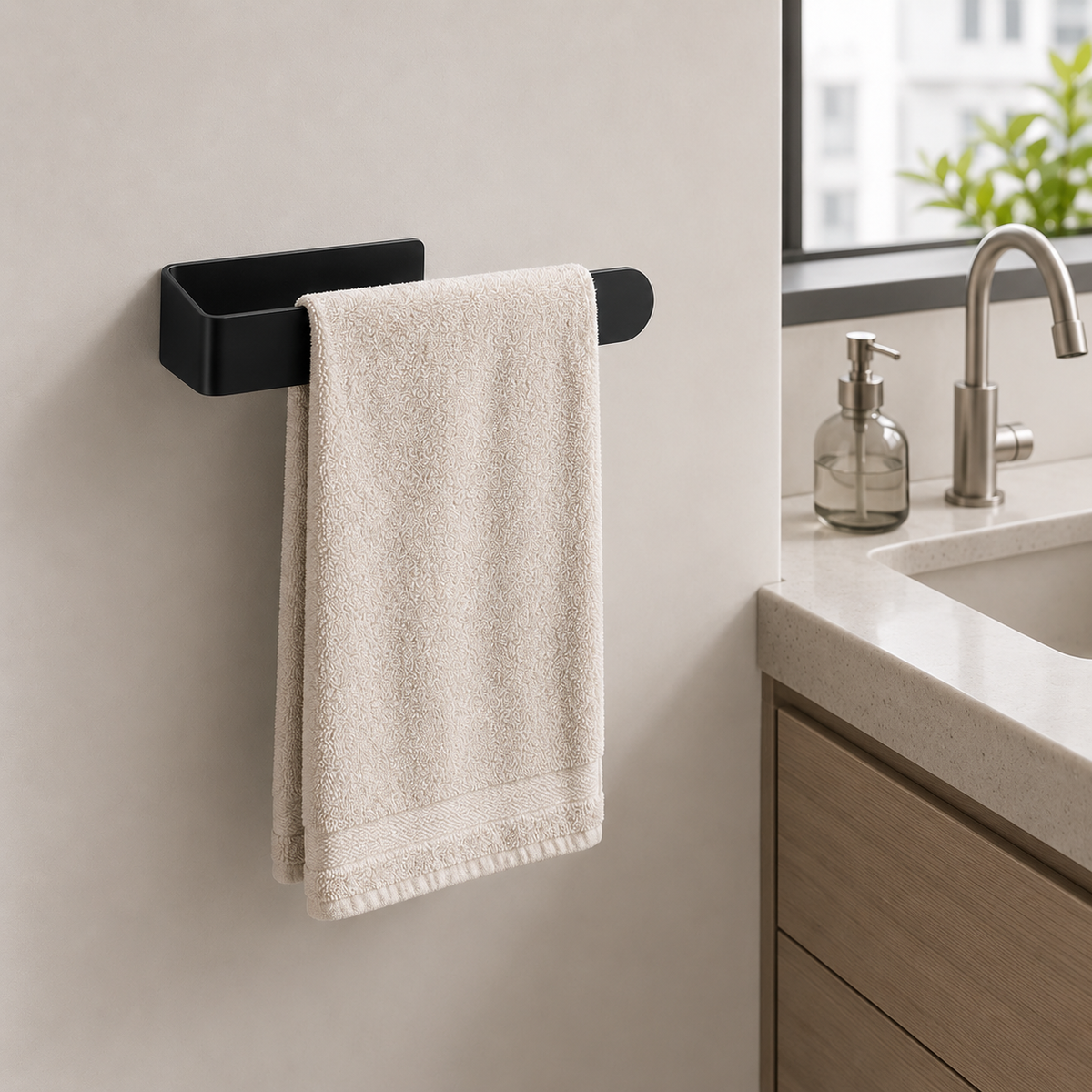 Adhesive Towel Bar