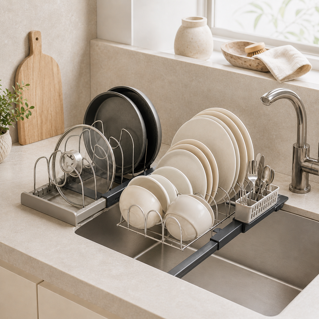 Adjustable Dish Drying Rack