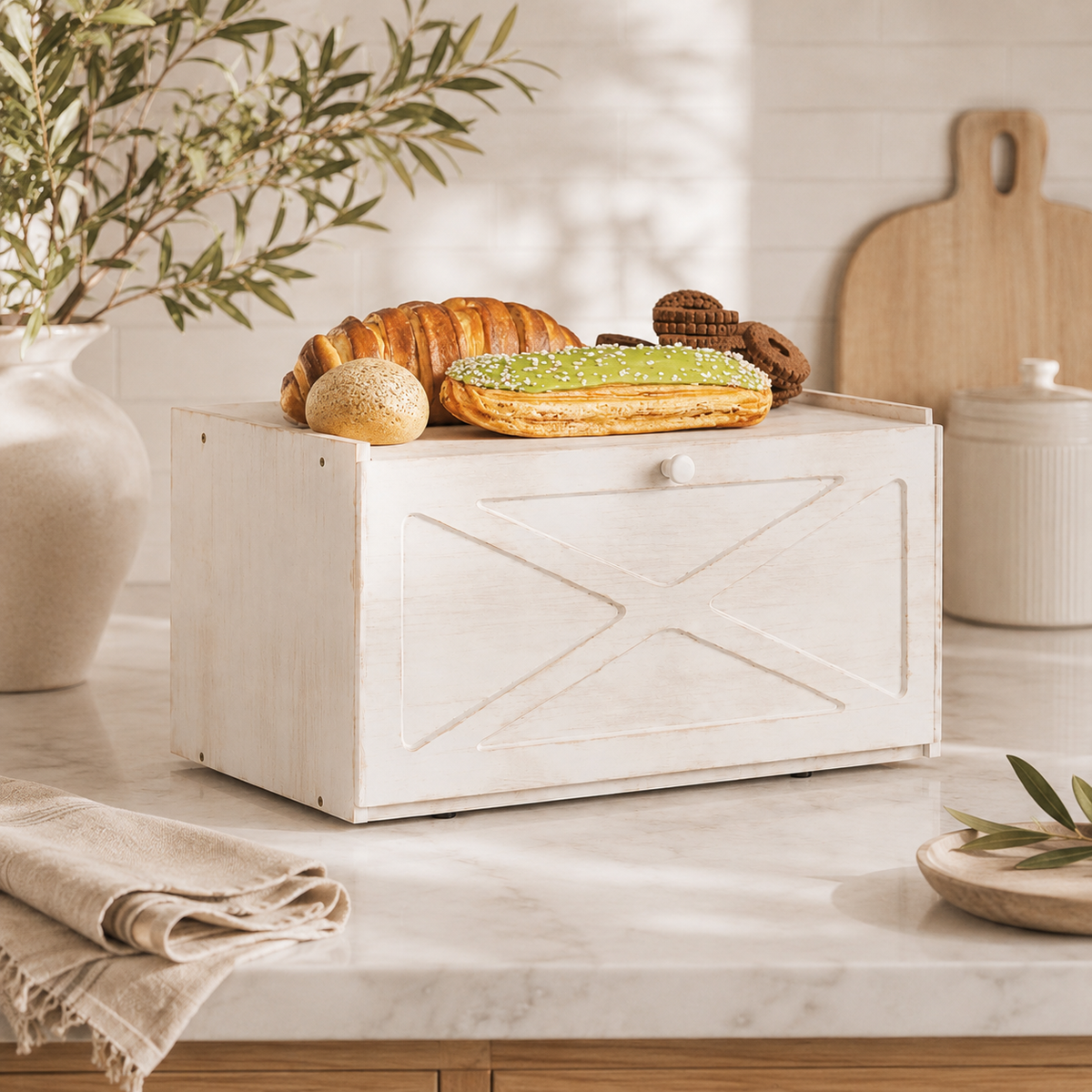 Bamboo Bread Box