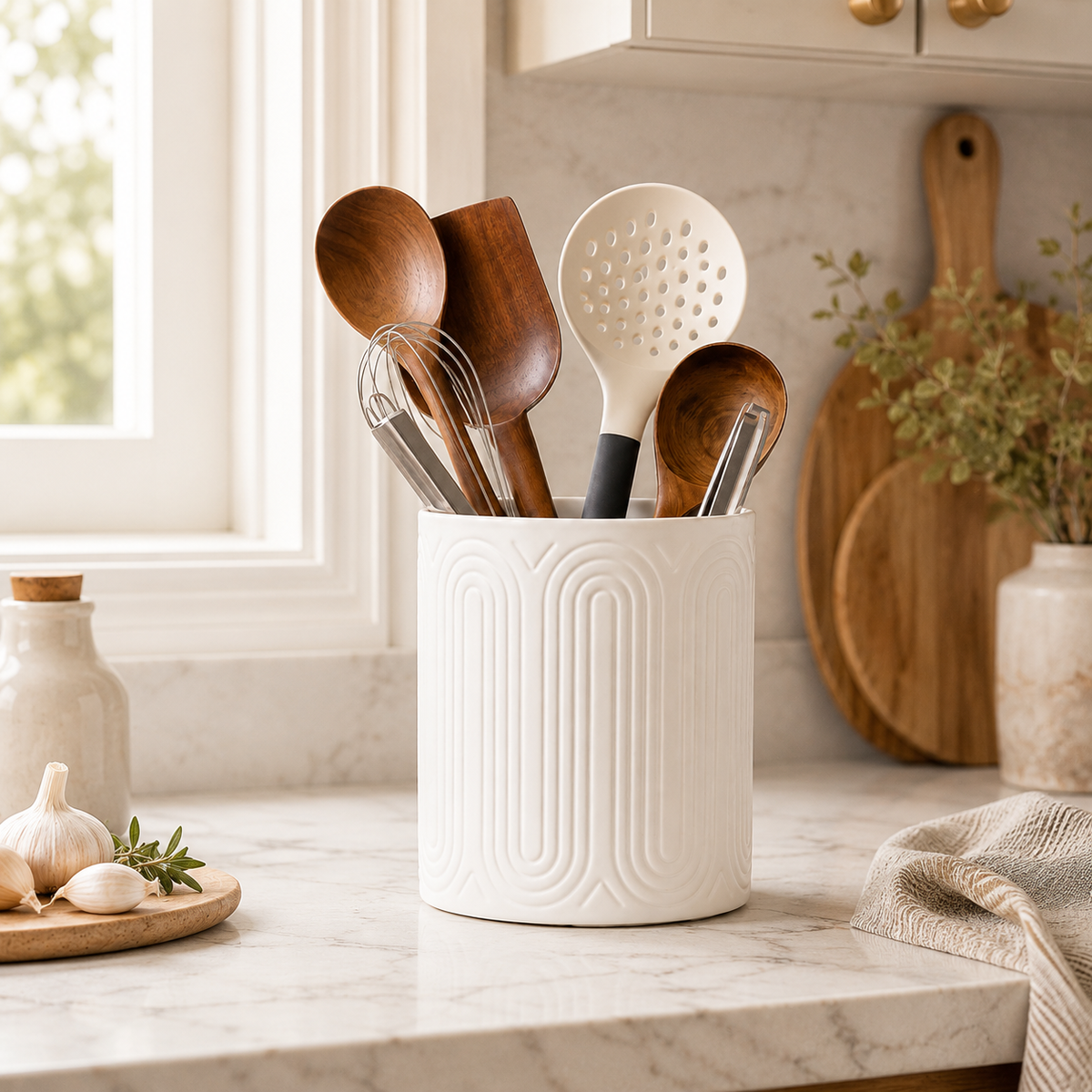 Ceramic Utensil Crock