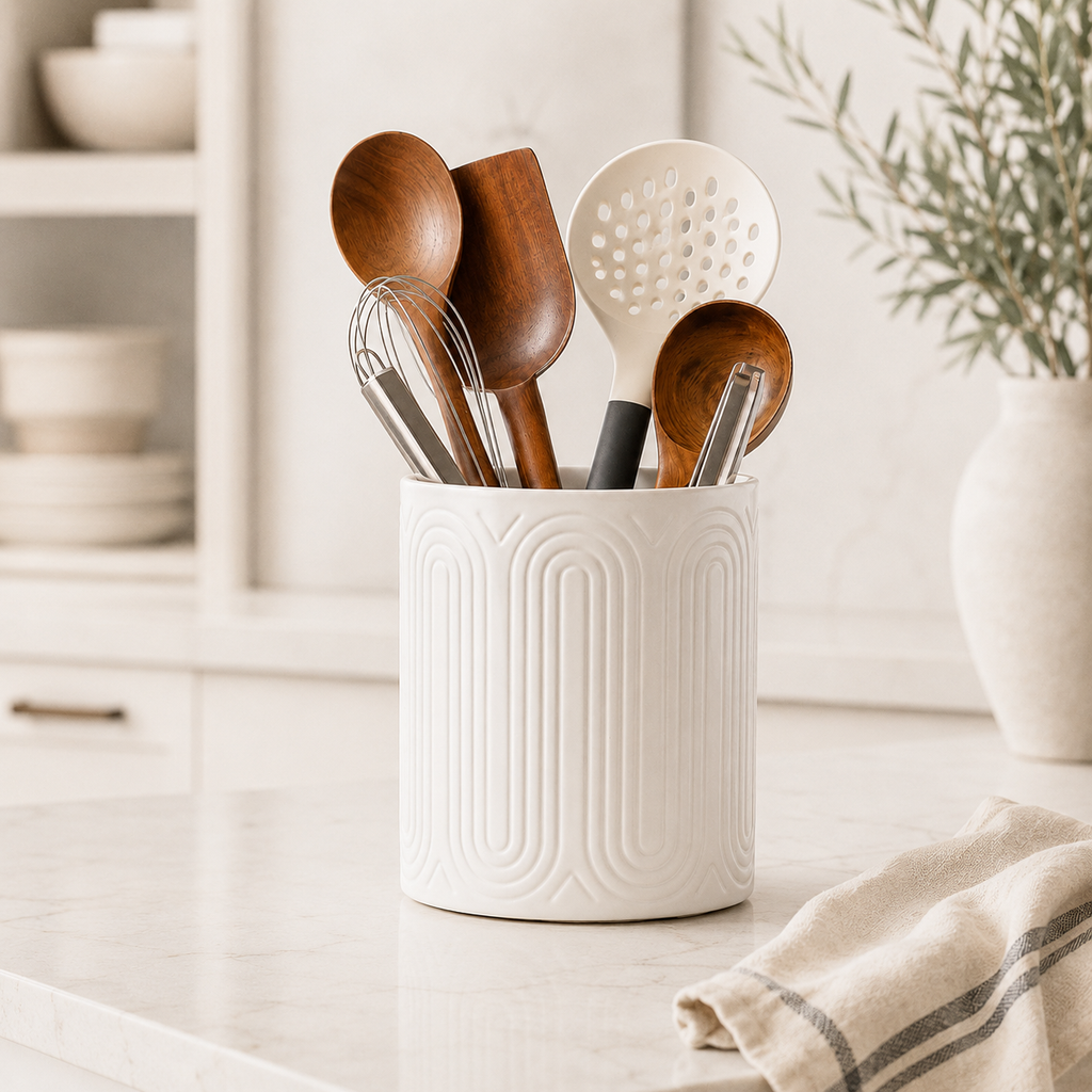 Ceramic Utensil Crock