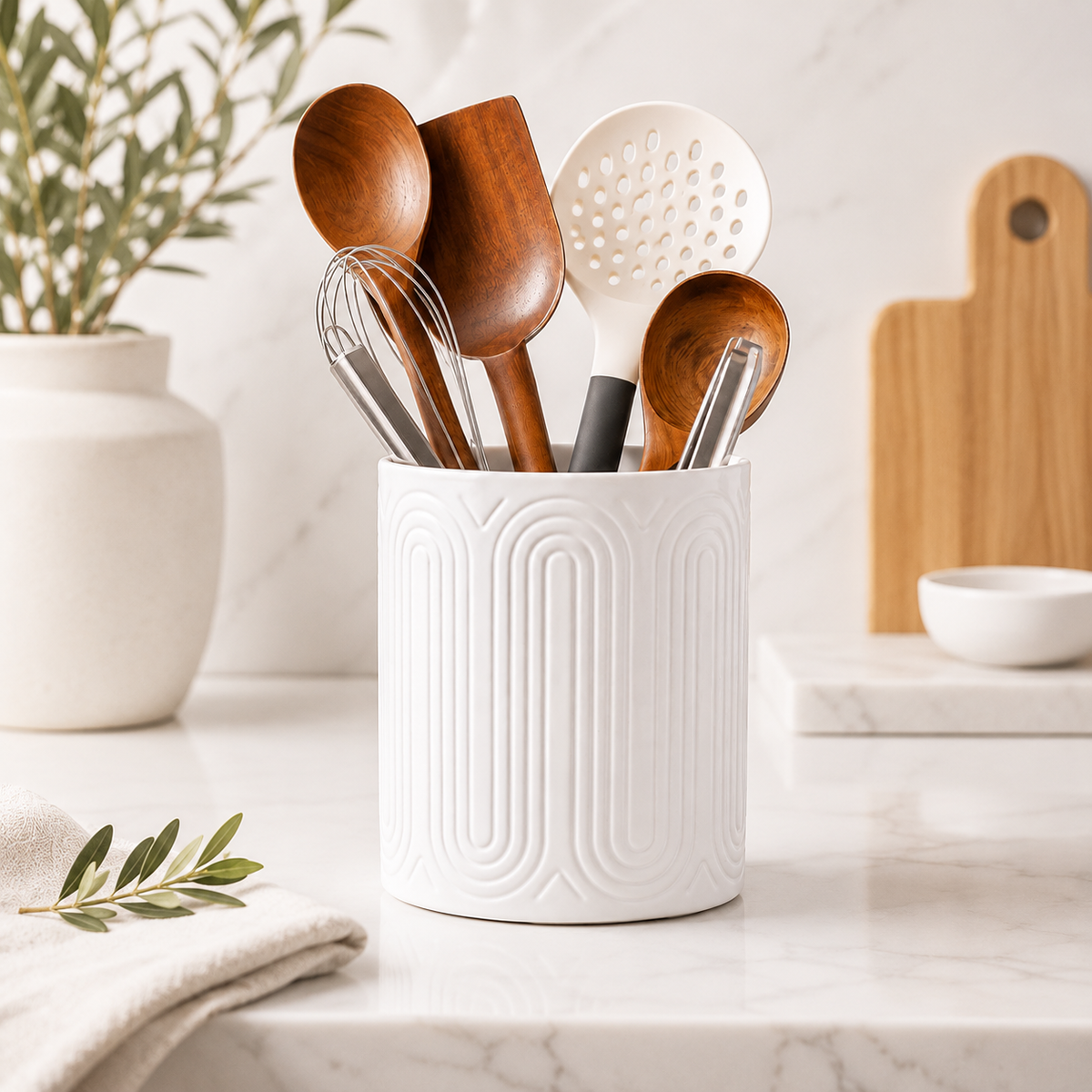 Ceramic Utensil Crock