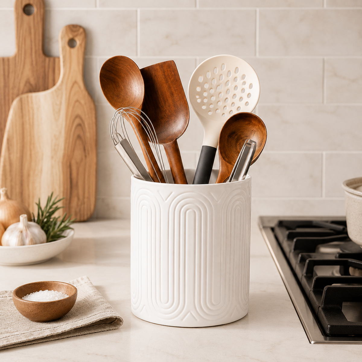 Ceramic Utensil Crock