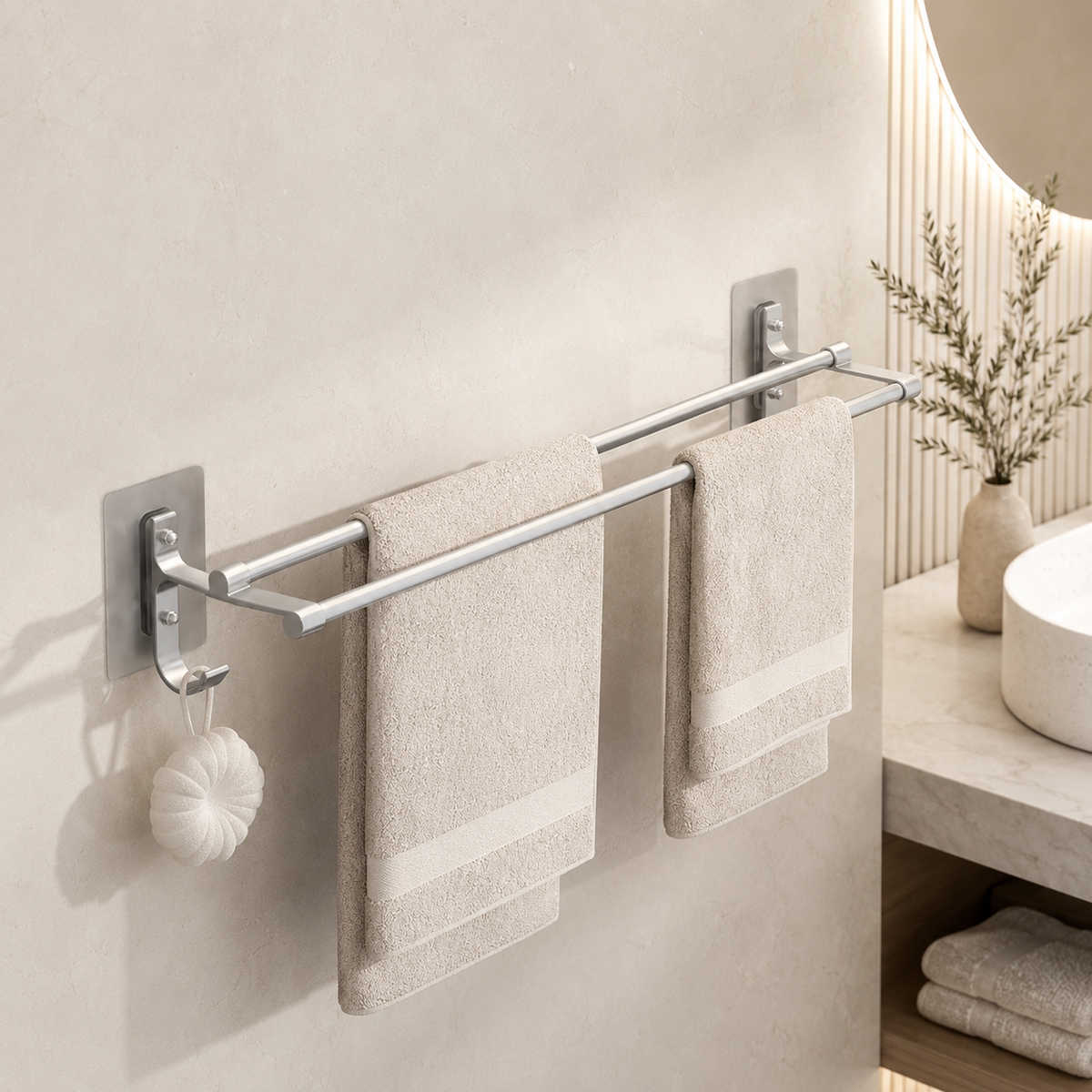 Double Towel Bar