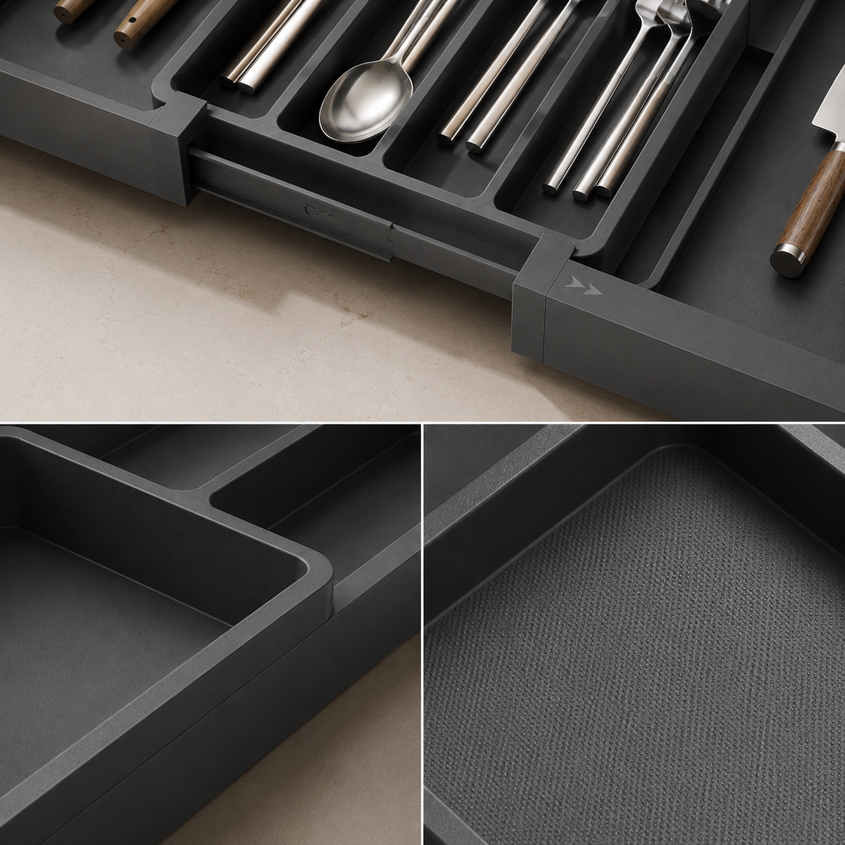 Expandable Cutlery Tray