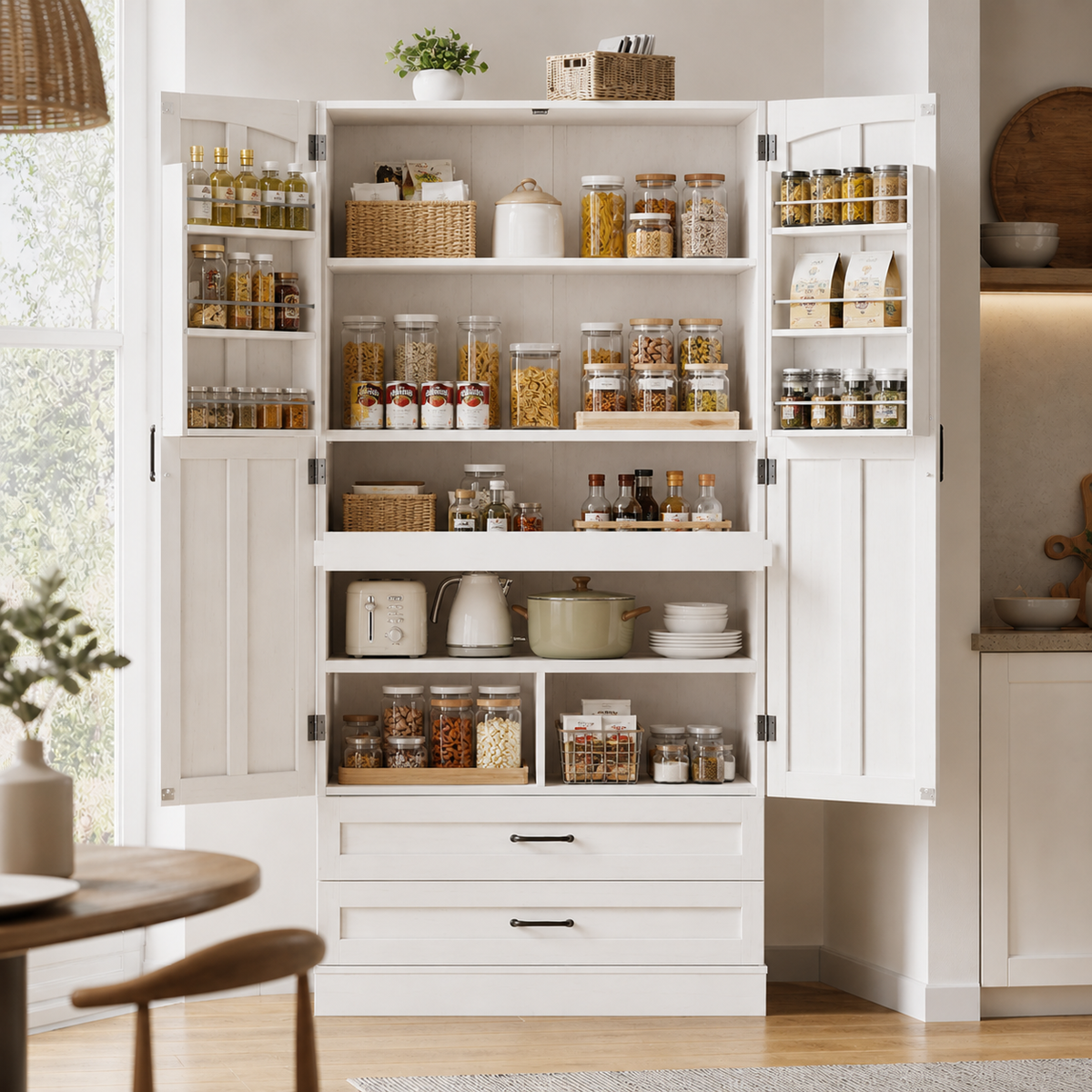 Farmhouse Pantry Cabinet (71")