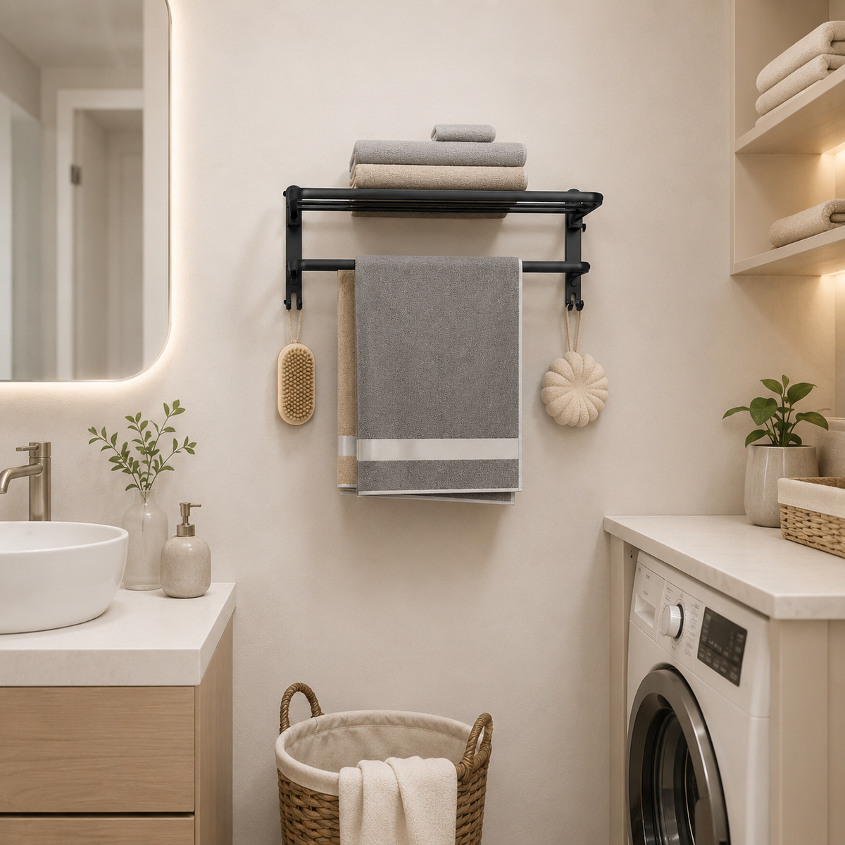 Folding Towel Rack