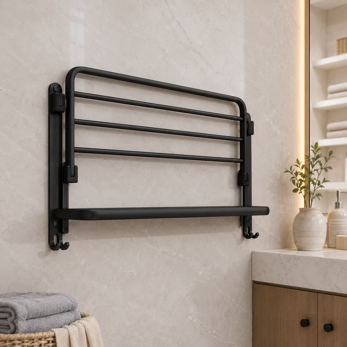 Folding Towel Rack