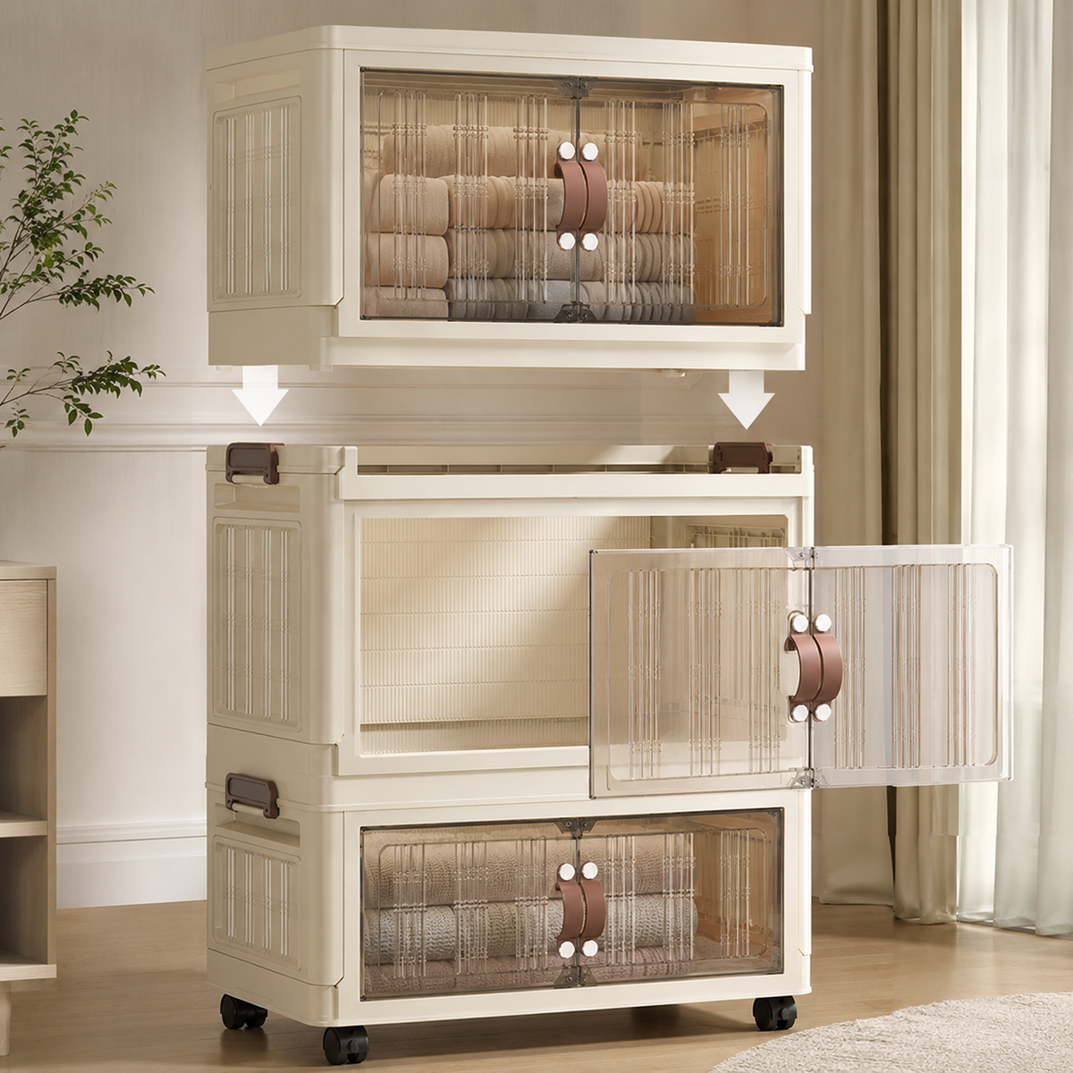 Folding Wardrobe Cabinet