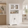Glass-Door Pantry Cupboard
