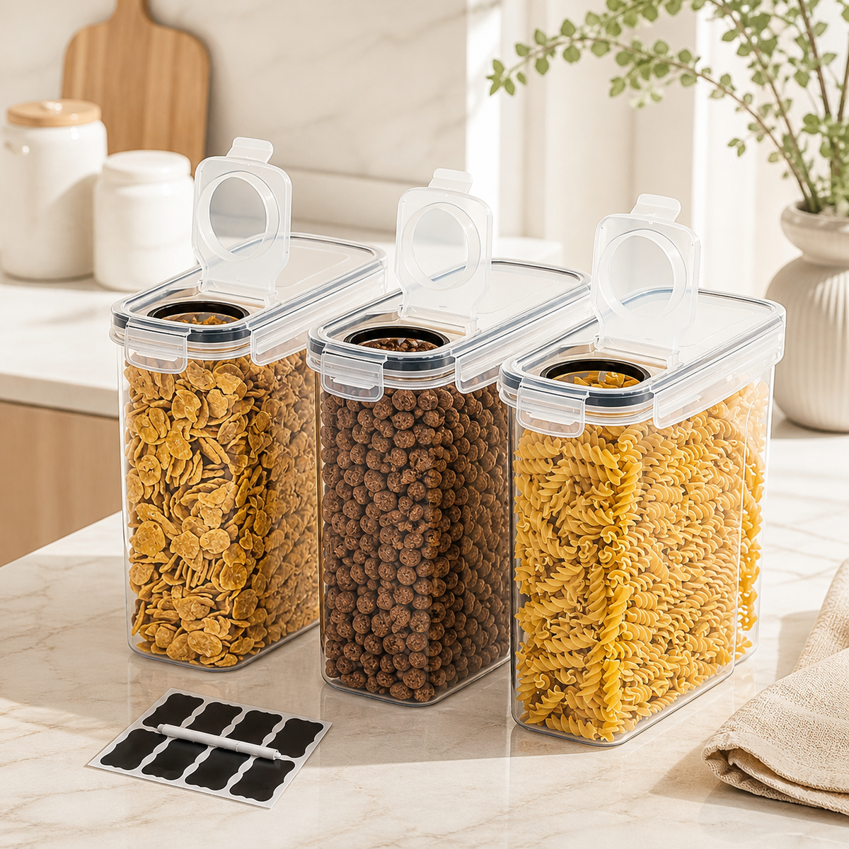 Grain Storage Containers (Set of 3)