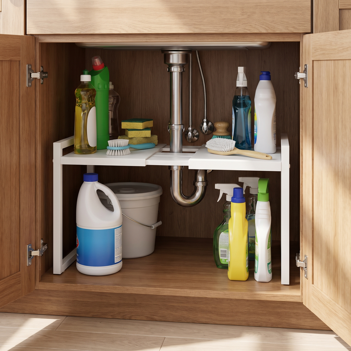 Under-Sink Expandable Riser