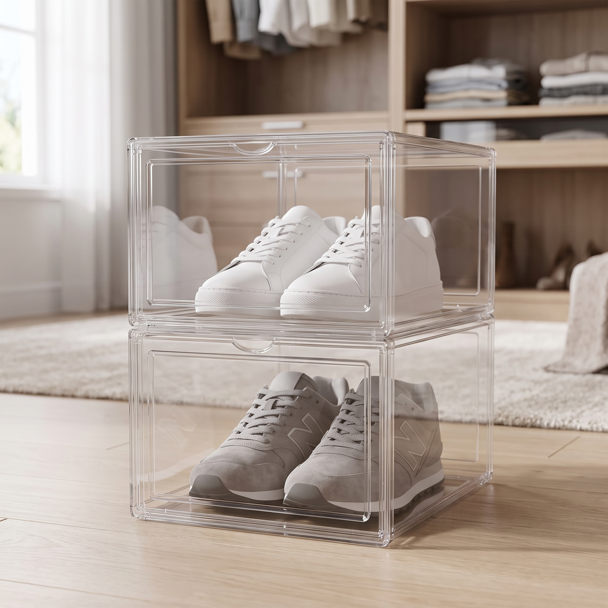 Closet Shoe Bin (Set of 2)