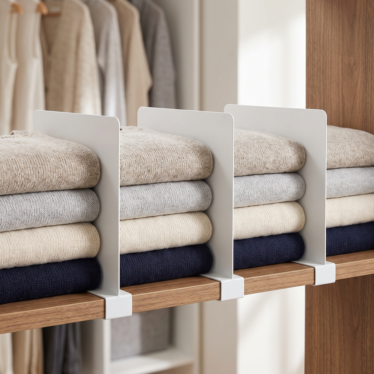 Closet Shelf Divider (Pack of 4)