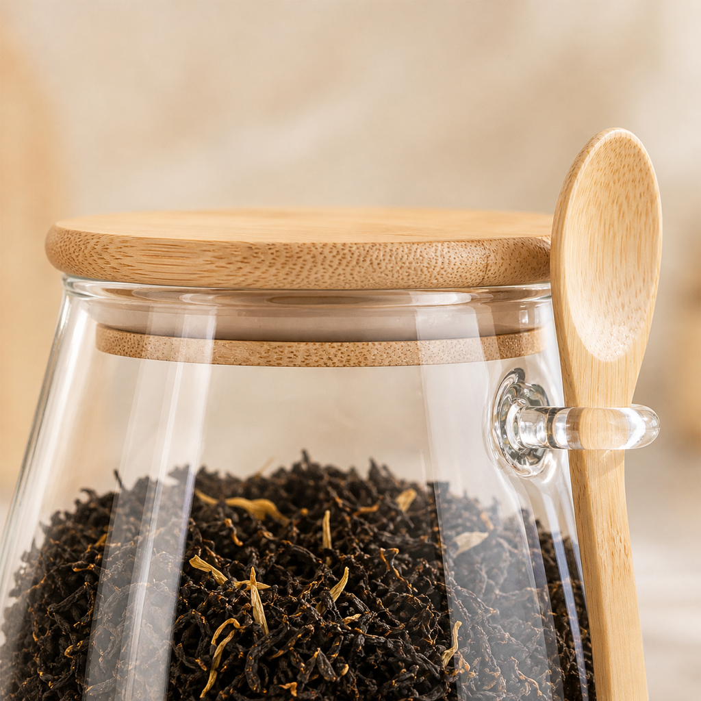 Maison Round Glass Canister