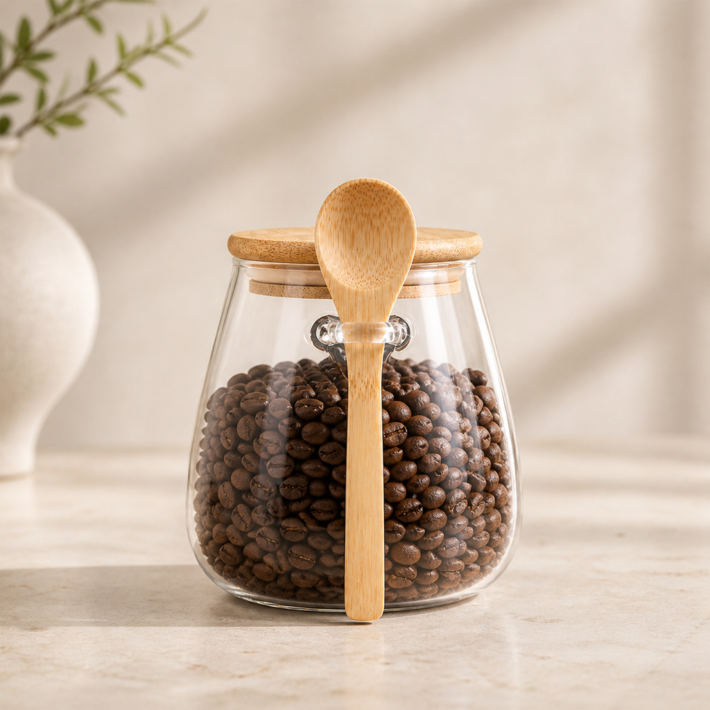 Maison Round Glass Canister