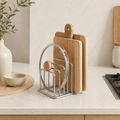Pot Lid & Cutting Board Organizer
