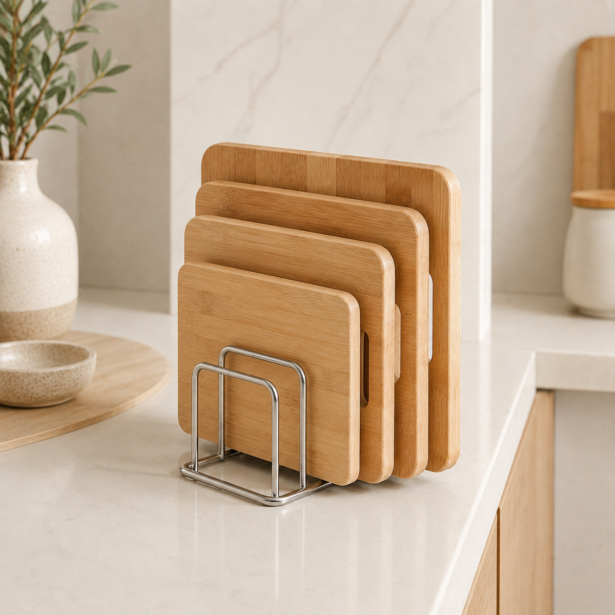 Pot Lid & Cutting Board Organizer