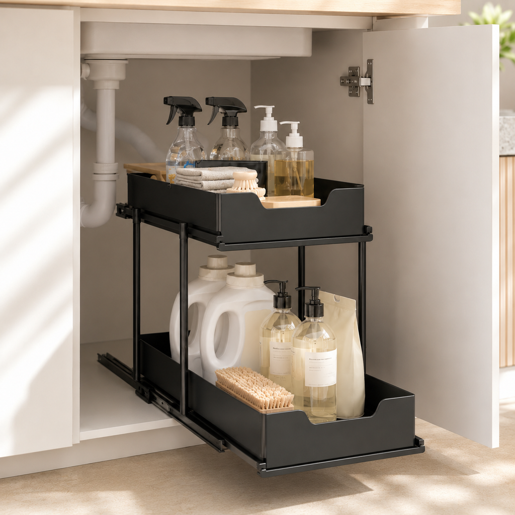 Pull-Out Under-Sink Drawer