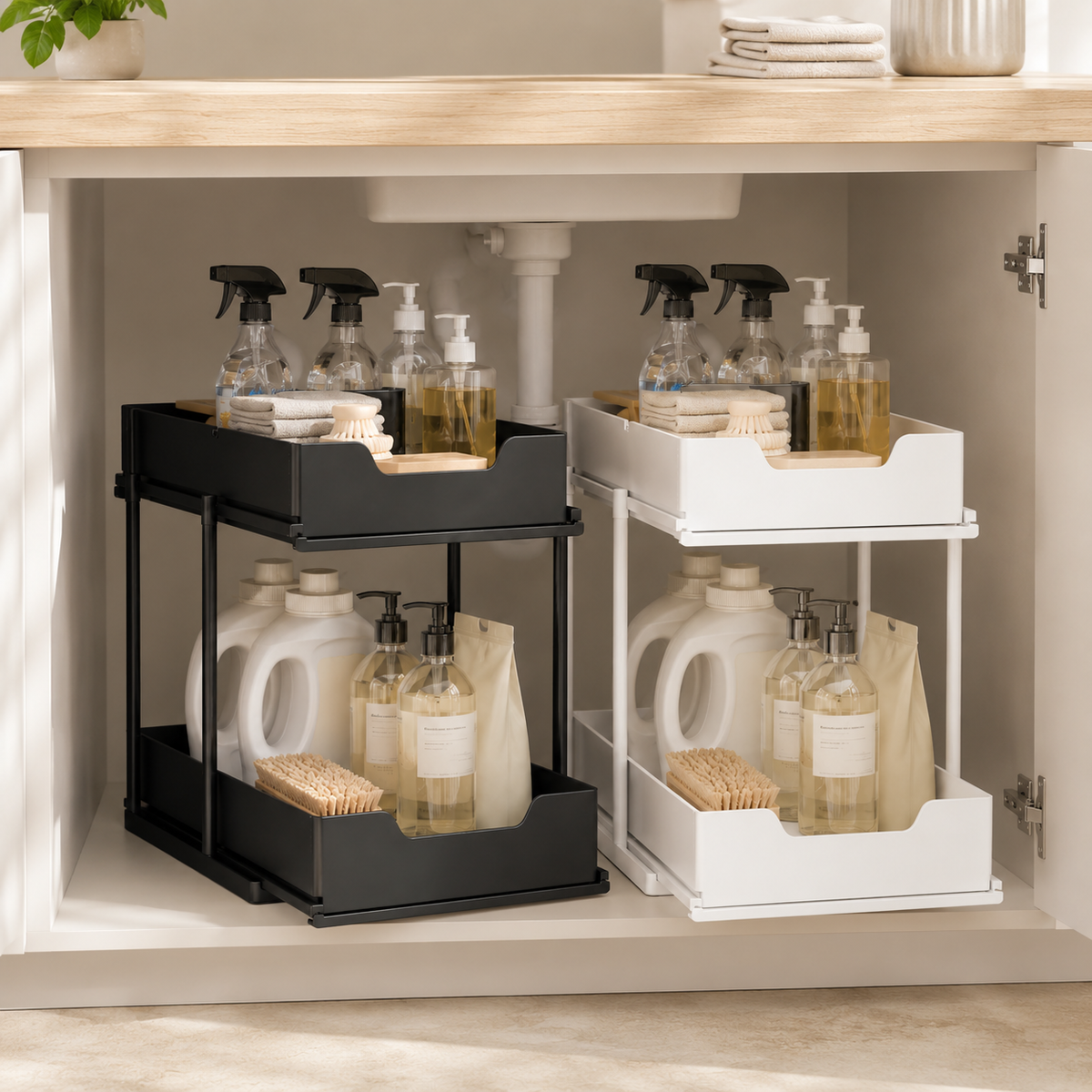 Pull-Out Under-Sink Drawer