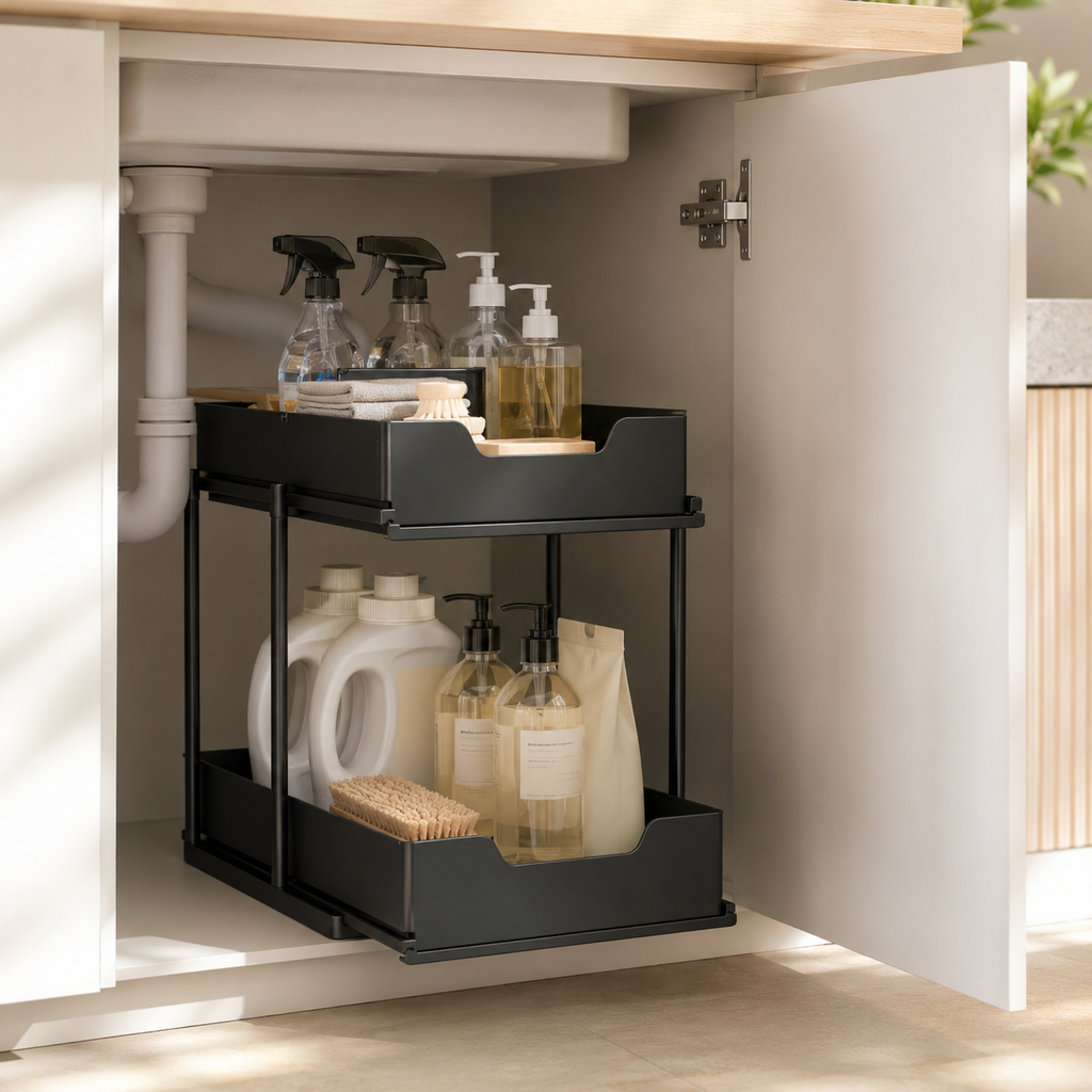 Pull-Out Under-Sink Drawer