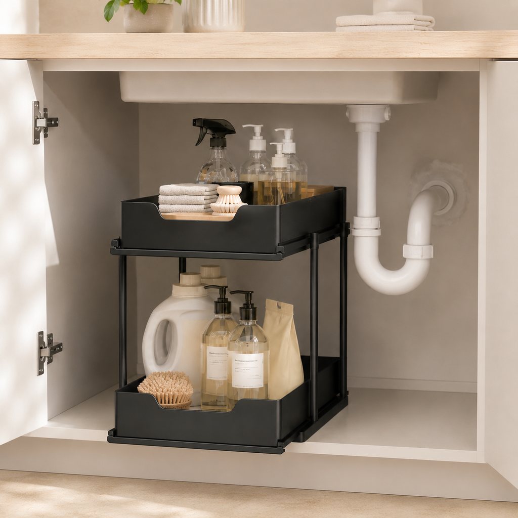 Pull-Out Under-Sink Drawer