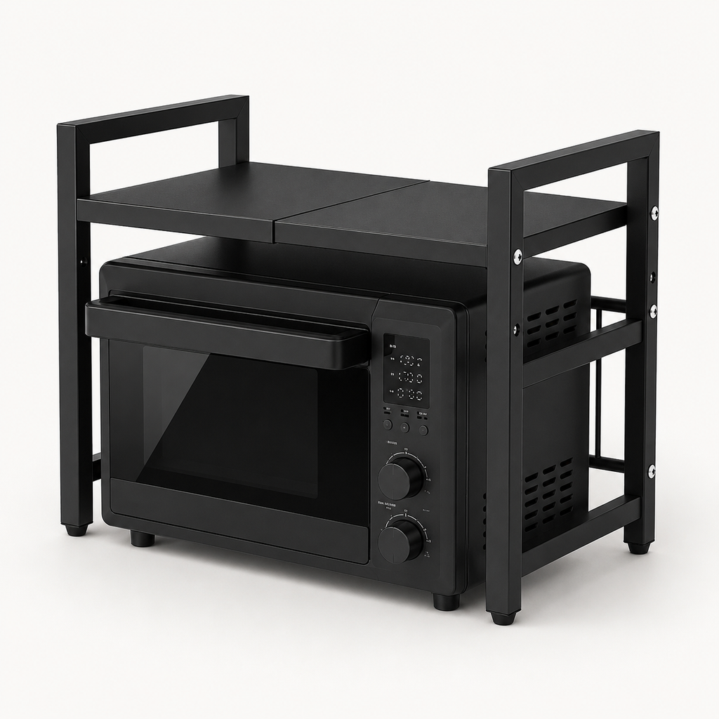 Retractable 2-Tier Kitchen Shelf