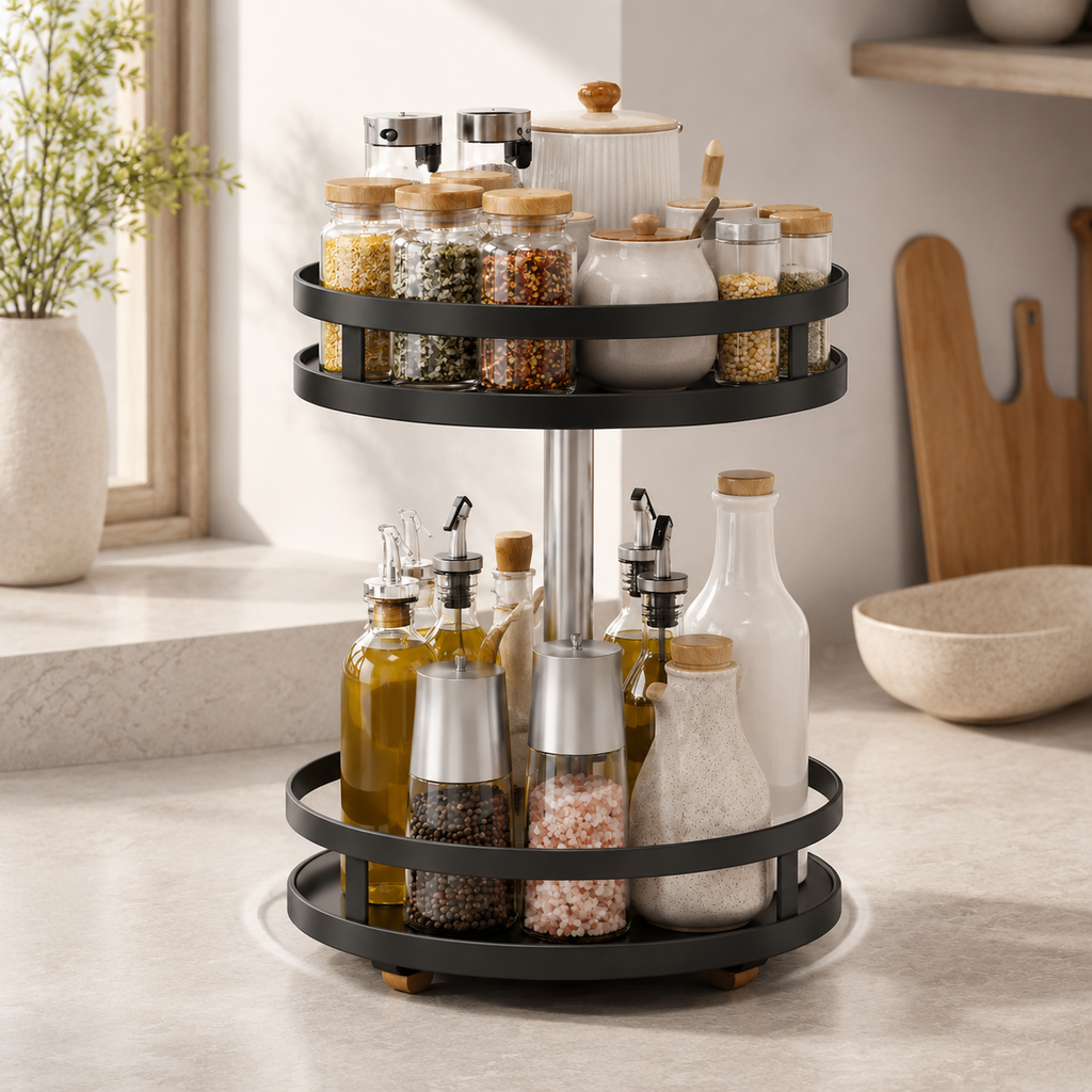 Rotating Spice Rack Turntable