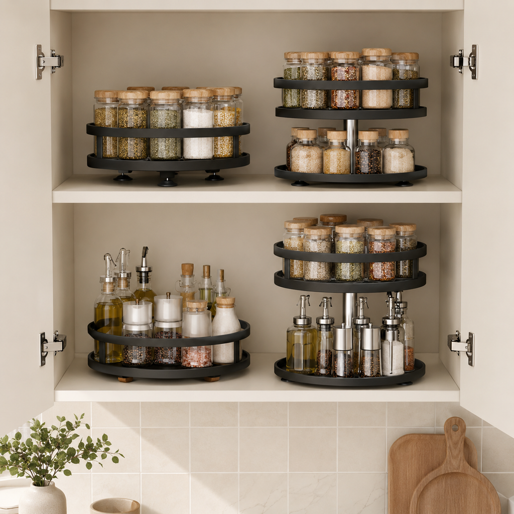 Rotating Spice Rack Turntable