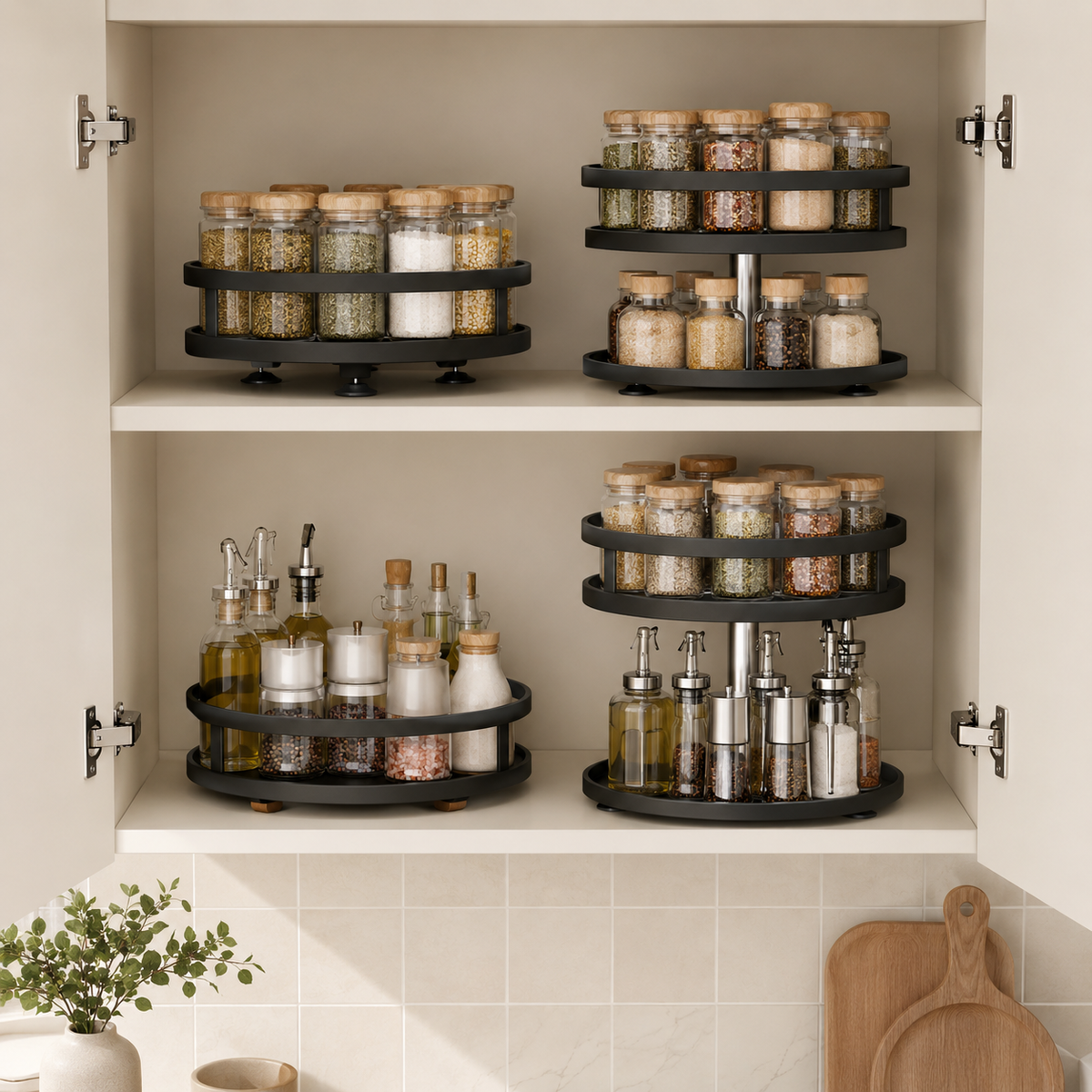Rotating Spice Rack Turntable