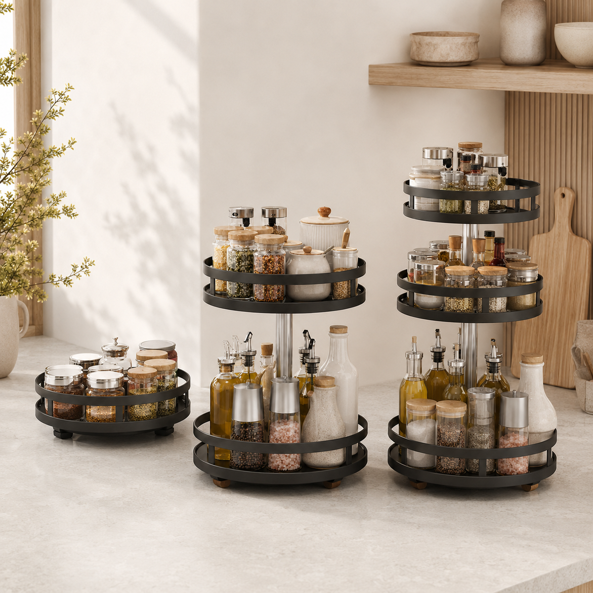 Rotating Spice Rack Turntable