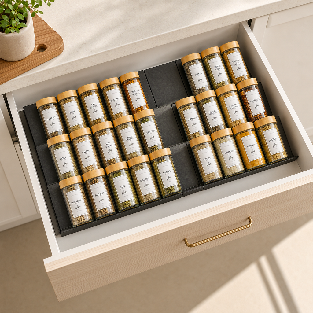 Spice Drawer Organizer