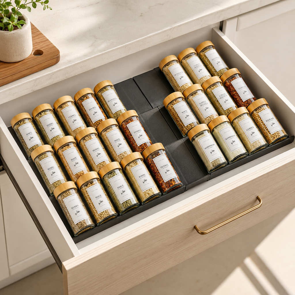 Spice Drawer Organizer