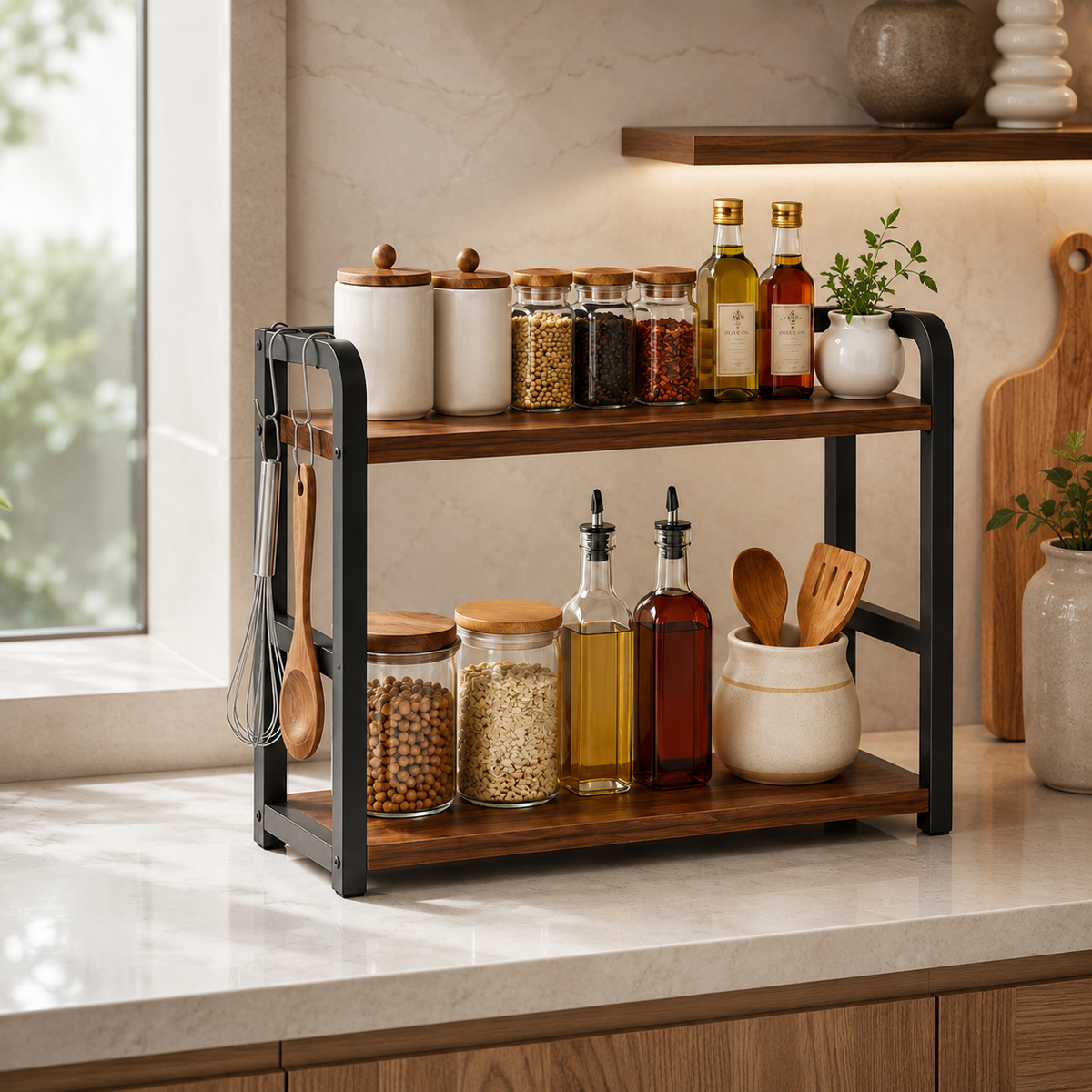 Tiered Countertop Shelf