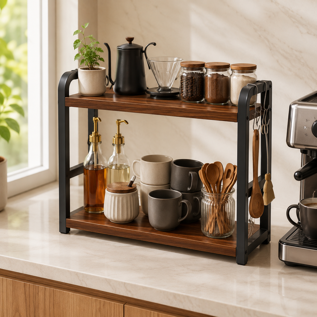 Tiered Countertop Shelf