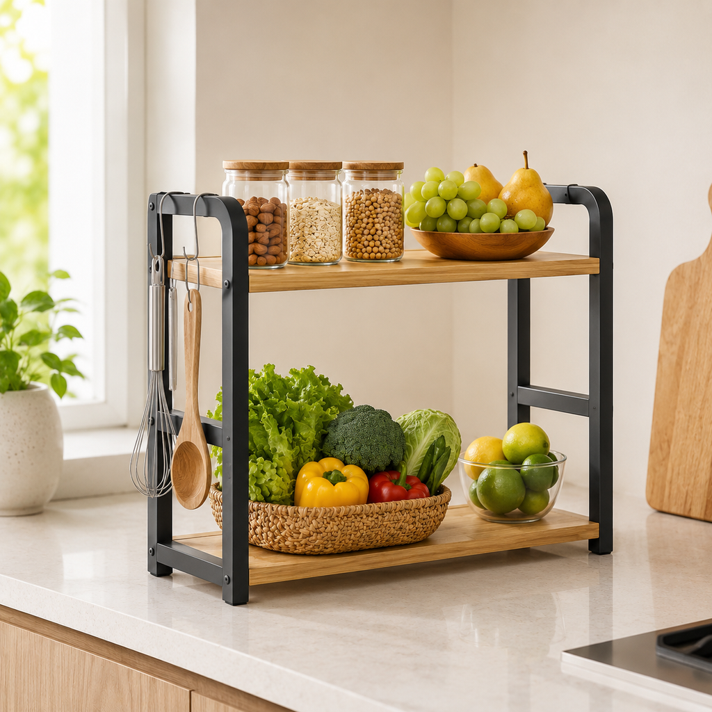 Tiered Countertop Shelf