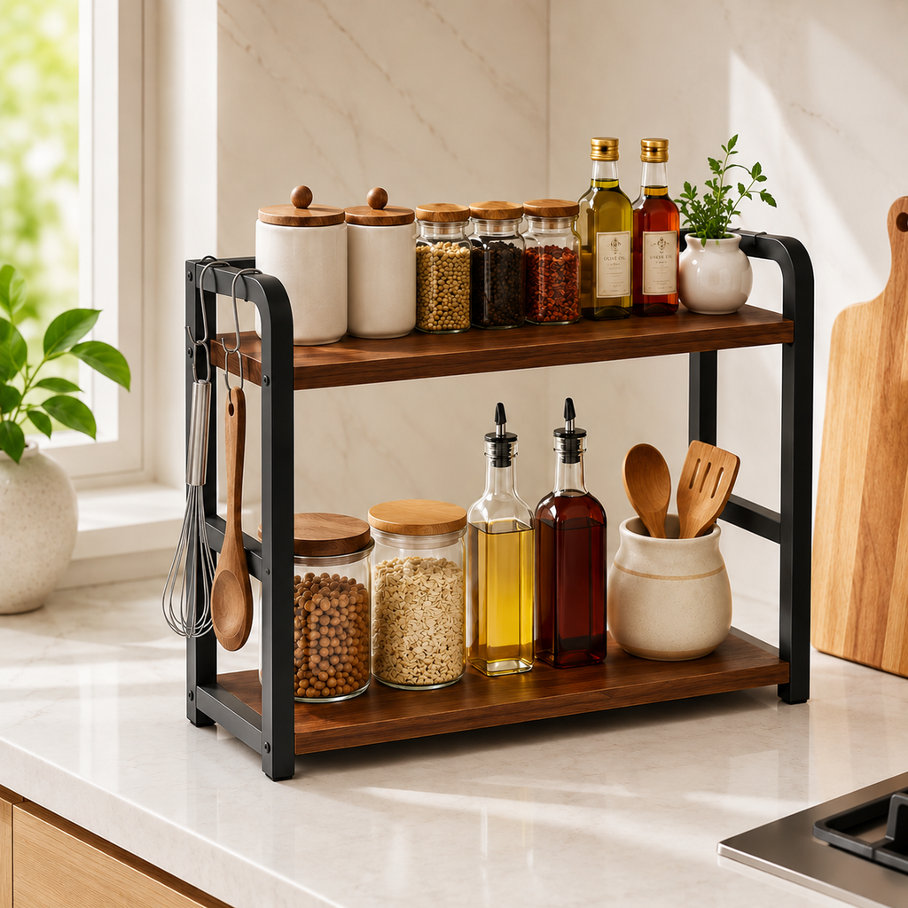 Tiered Countertop Shelf