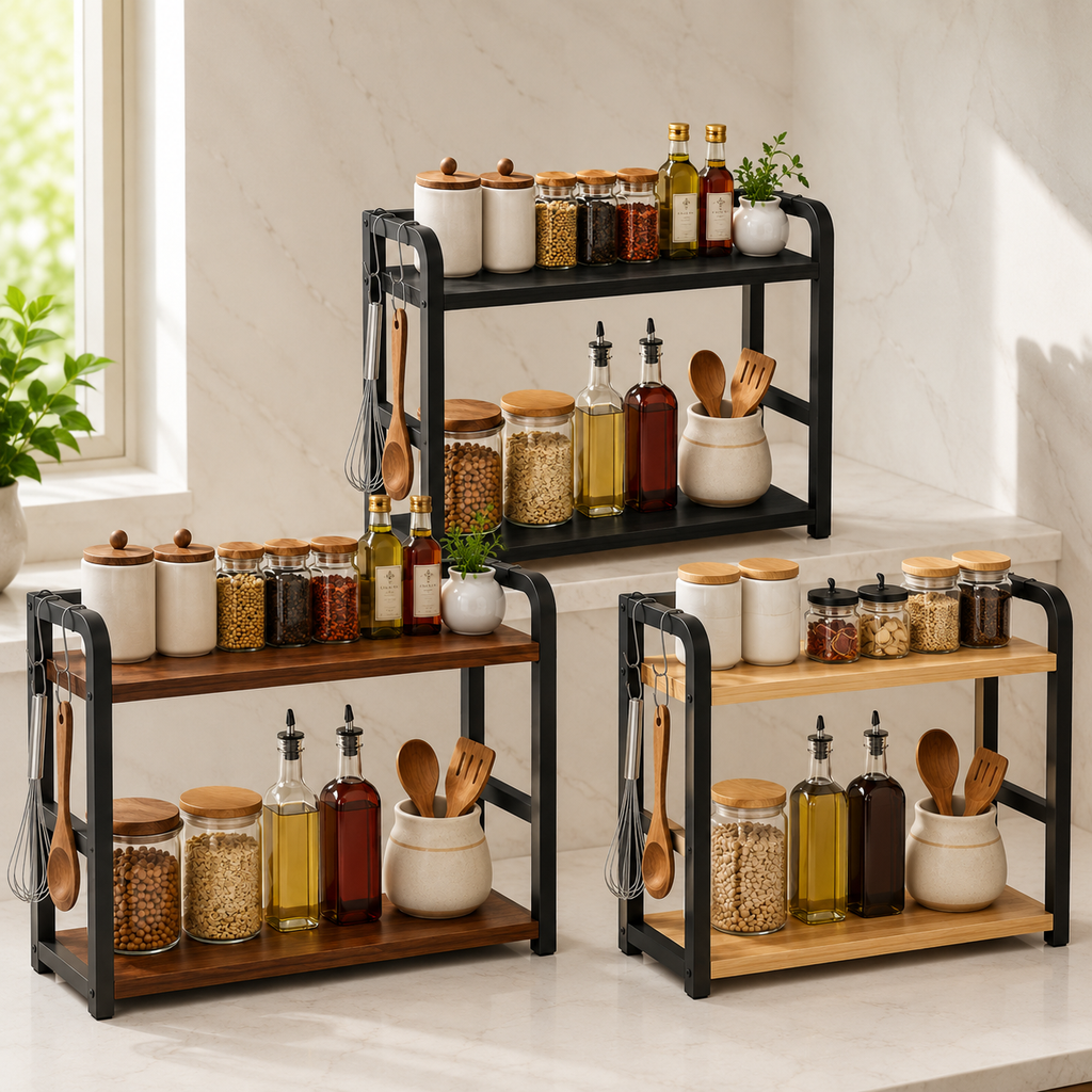 Tiered Countertop Shelf