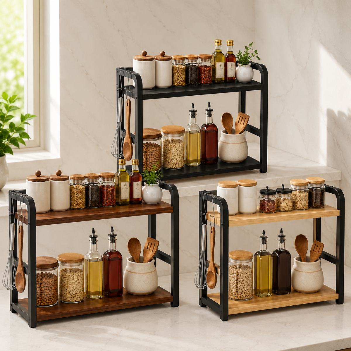 Tiered Countertop Shelf