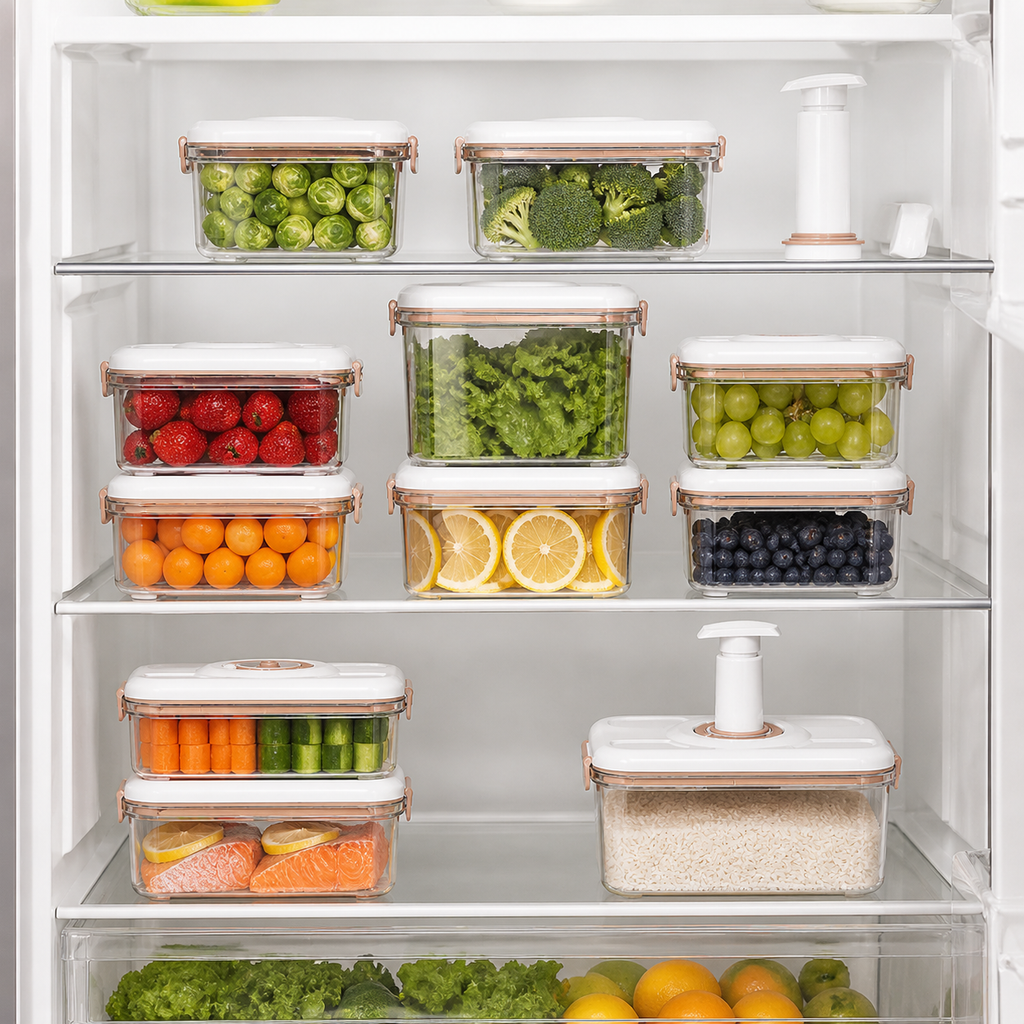 Vacuum-Seal Food Storage Container